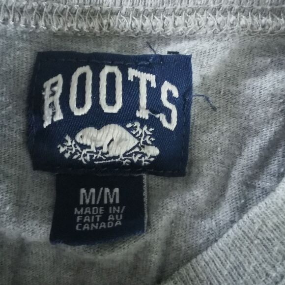 3/$15 Roots baby long sleeve shirt 6 m - Picture 3 of 3
